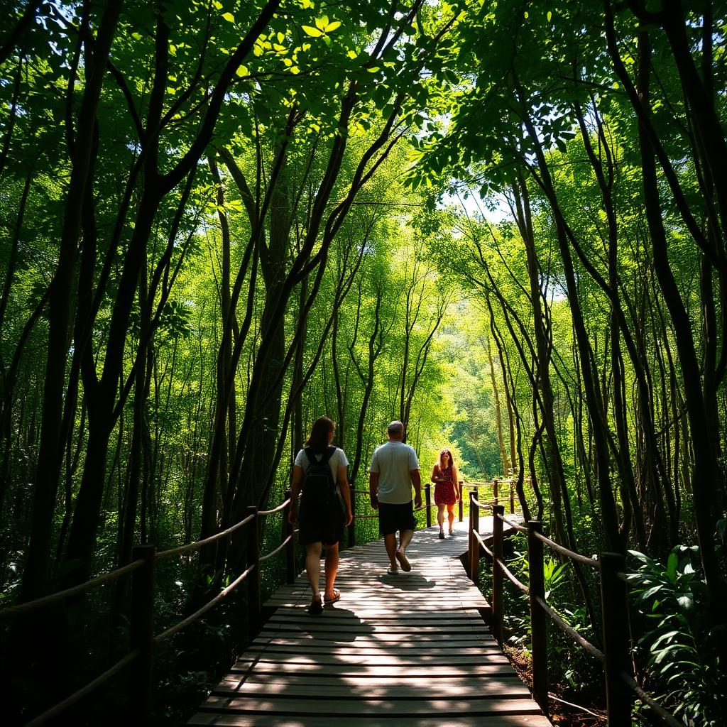 Área verde do Contato Eco Parque